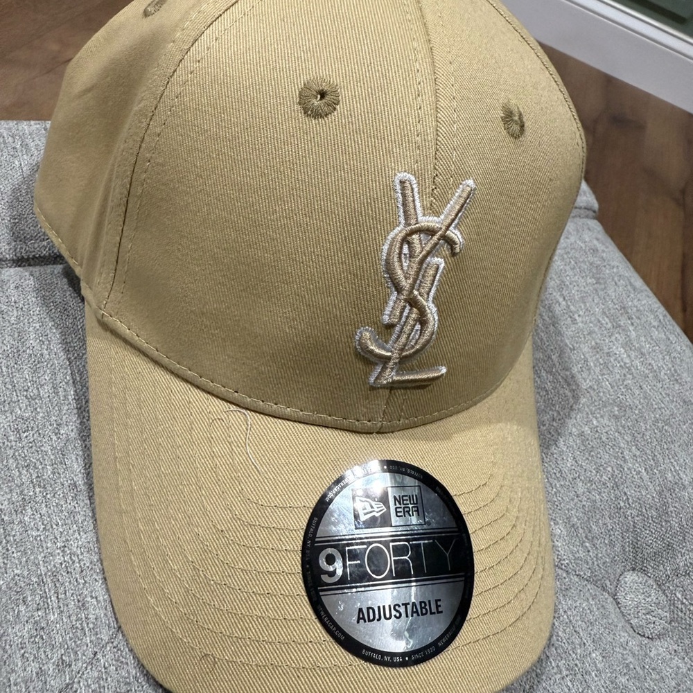 Saint Laurent YSL x New Era Cassandre Canvas Cap – khaki– Adjustable